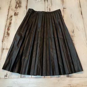 J. Crew faux leather midi skirt